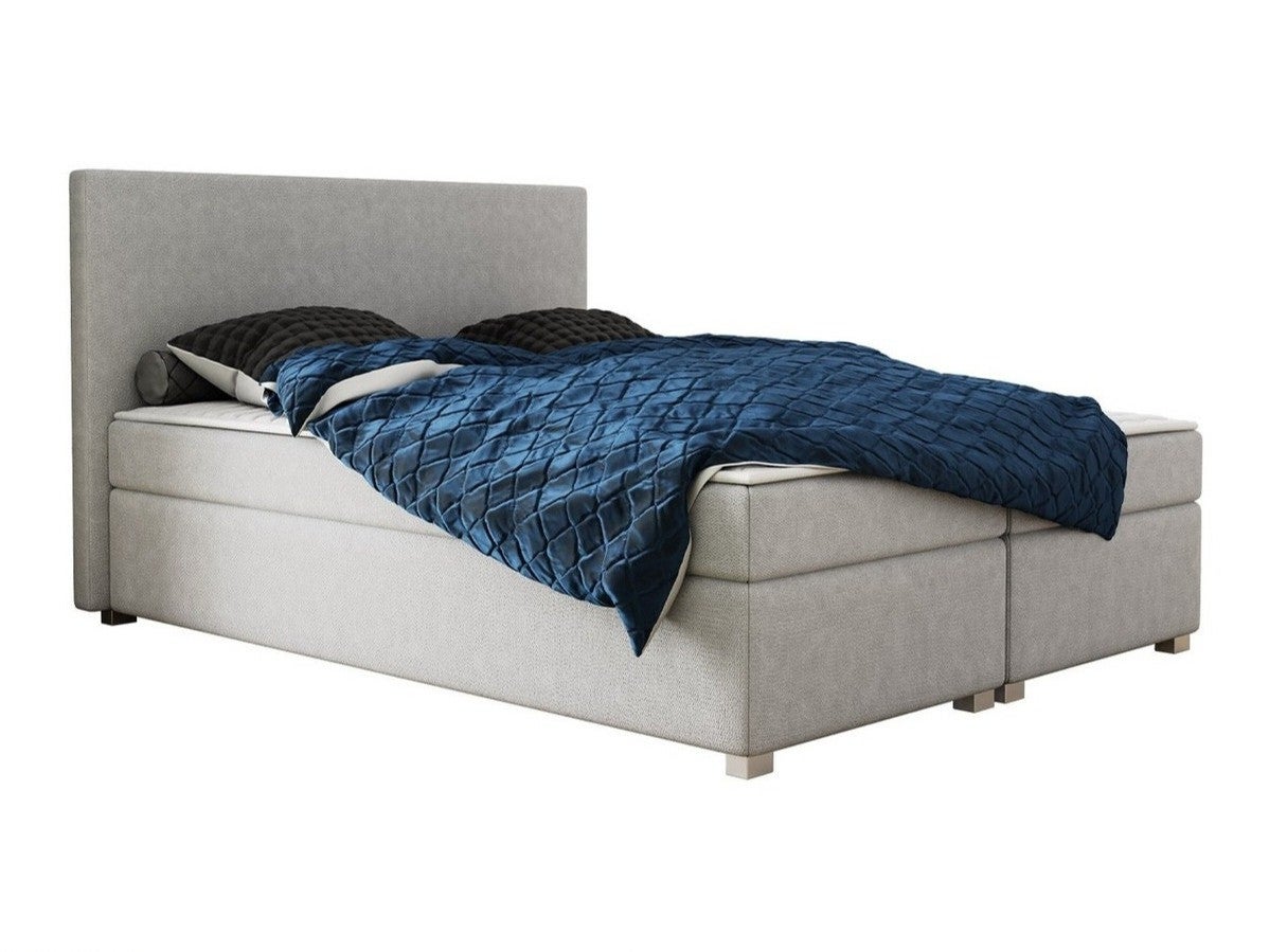 Cama Continental Memphis 102 Continental Doble Gris 180x200 Tapiz