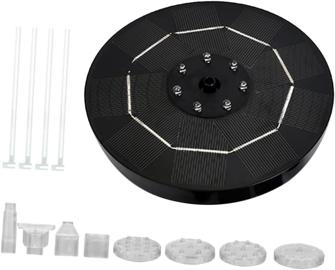 1 Ensemble Pompe De Fontaine Solaire Pour Bain D Oiseaux Solaire Avec