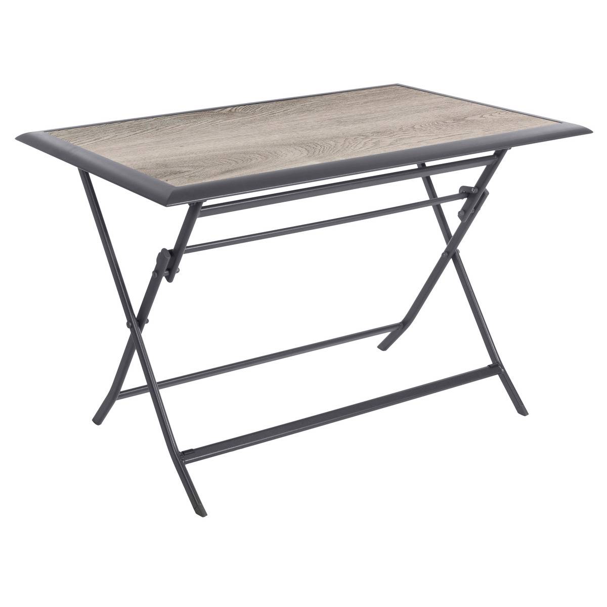 Table De Jardin Pliante Rectangulaire Azua Gris Smoke Hesp Ride