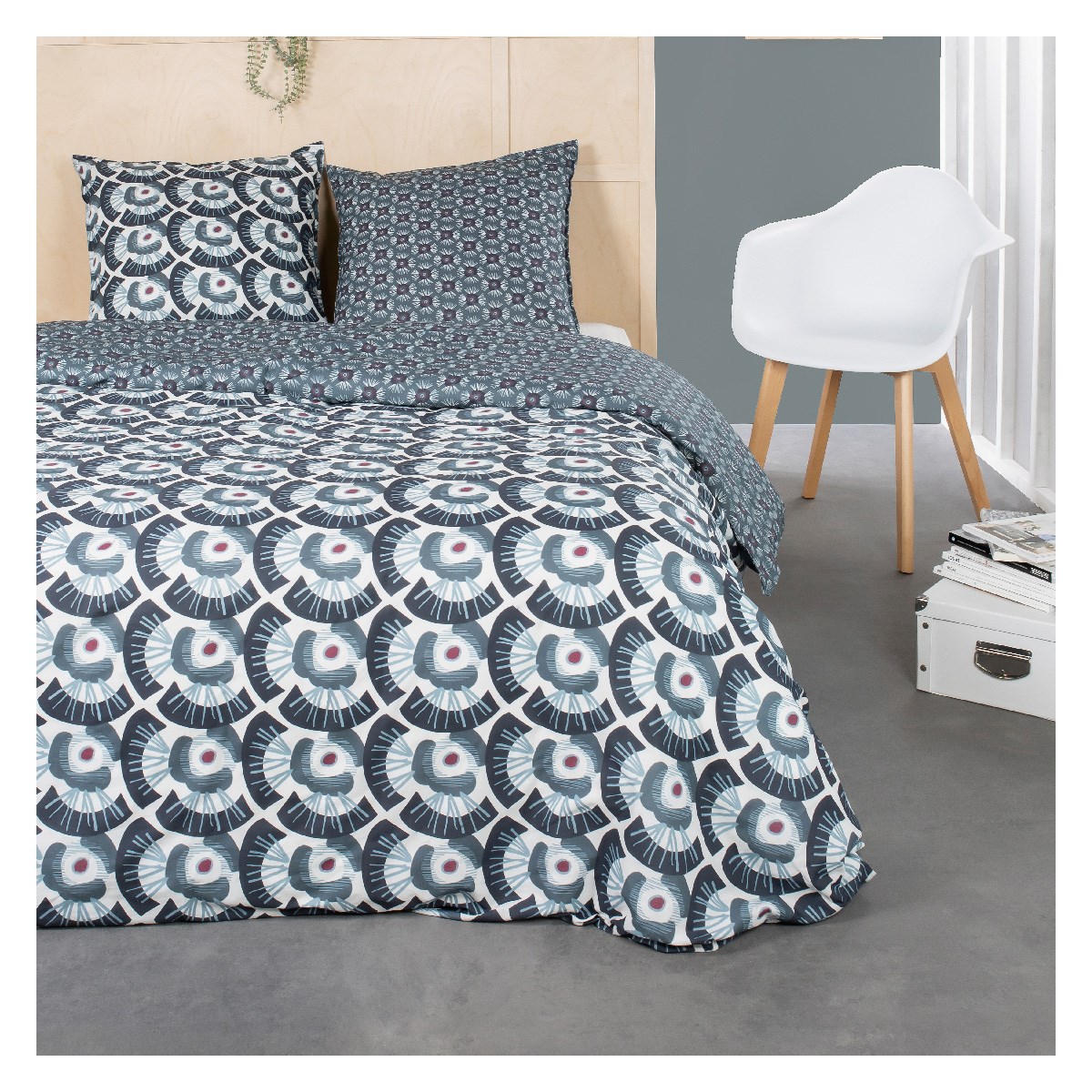 Parure De Lit Personnes Imprim Floral Coton Sunshine Faust Leroy