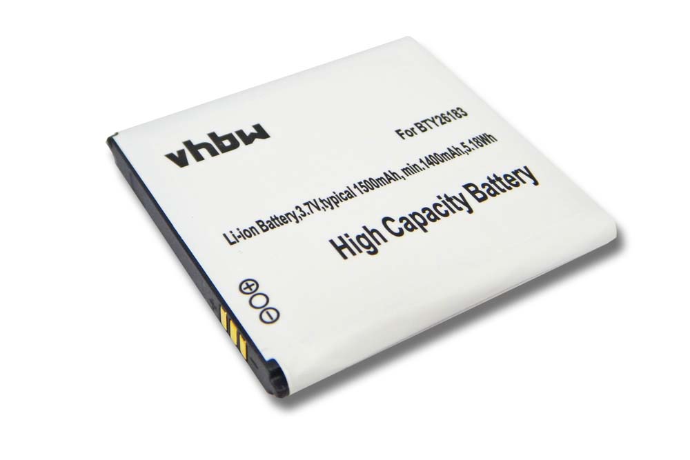 Vhbw 1x Batterie remplacement pour Wiko Blush Sublim pour téléphone