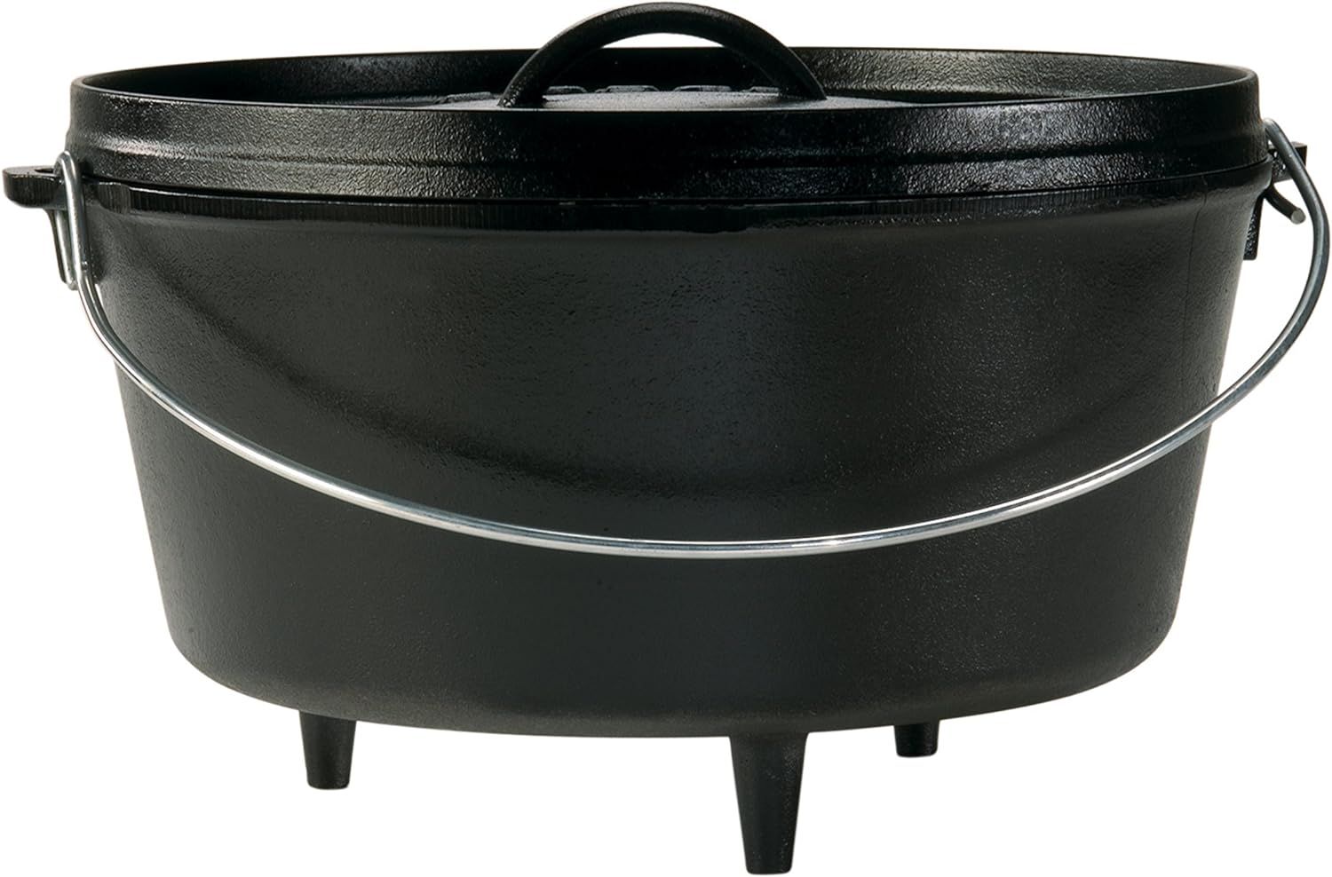 Lodge Mfg Forno Olandese Da Campeggio Con Piedi Seasoned Cast Iron