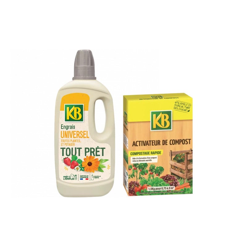 Pack KB Engrais universel toutes plantes légumes et fruits 1L