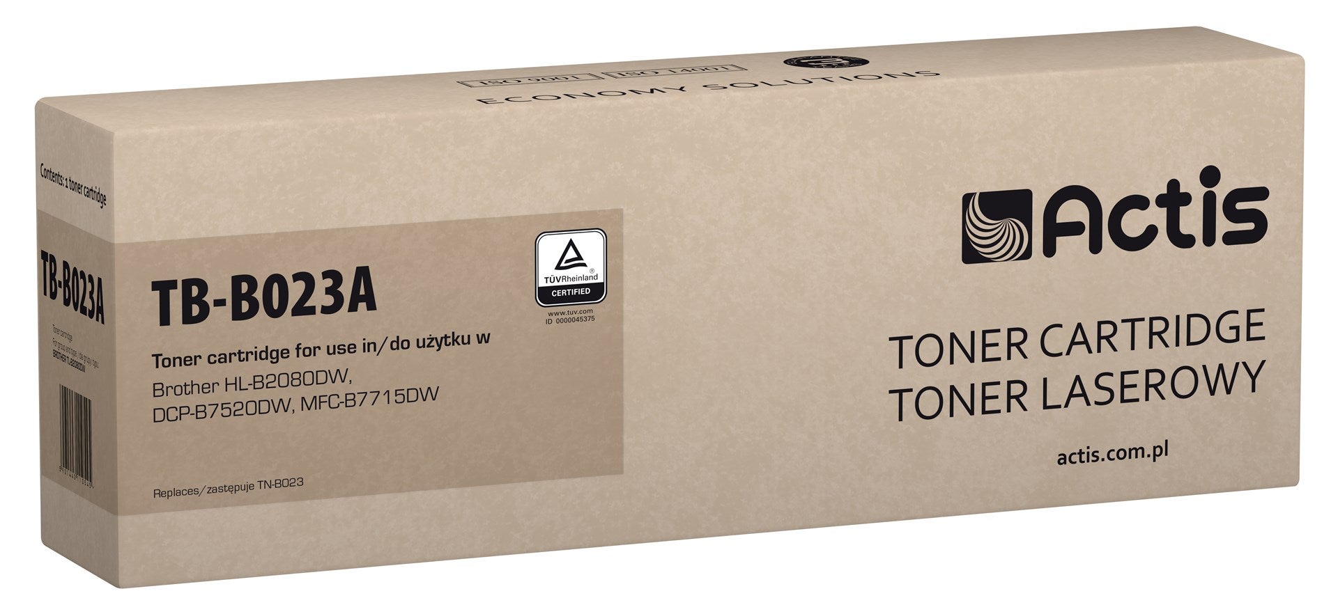 Toner Actis Tb B A Remplacement Pour Brother Tn B Standard