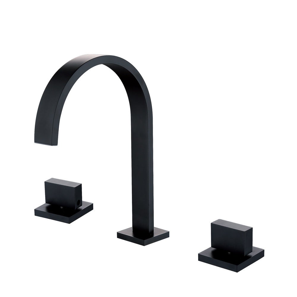 Robinet De Lavabo Sur Plage En Laiton Noir Collection Alph E