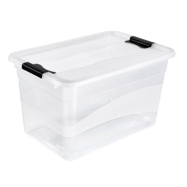 Grande Bo Te De Rangement Multi Usages Litres Transparent Leroy