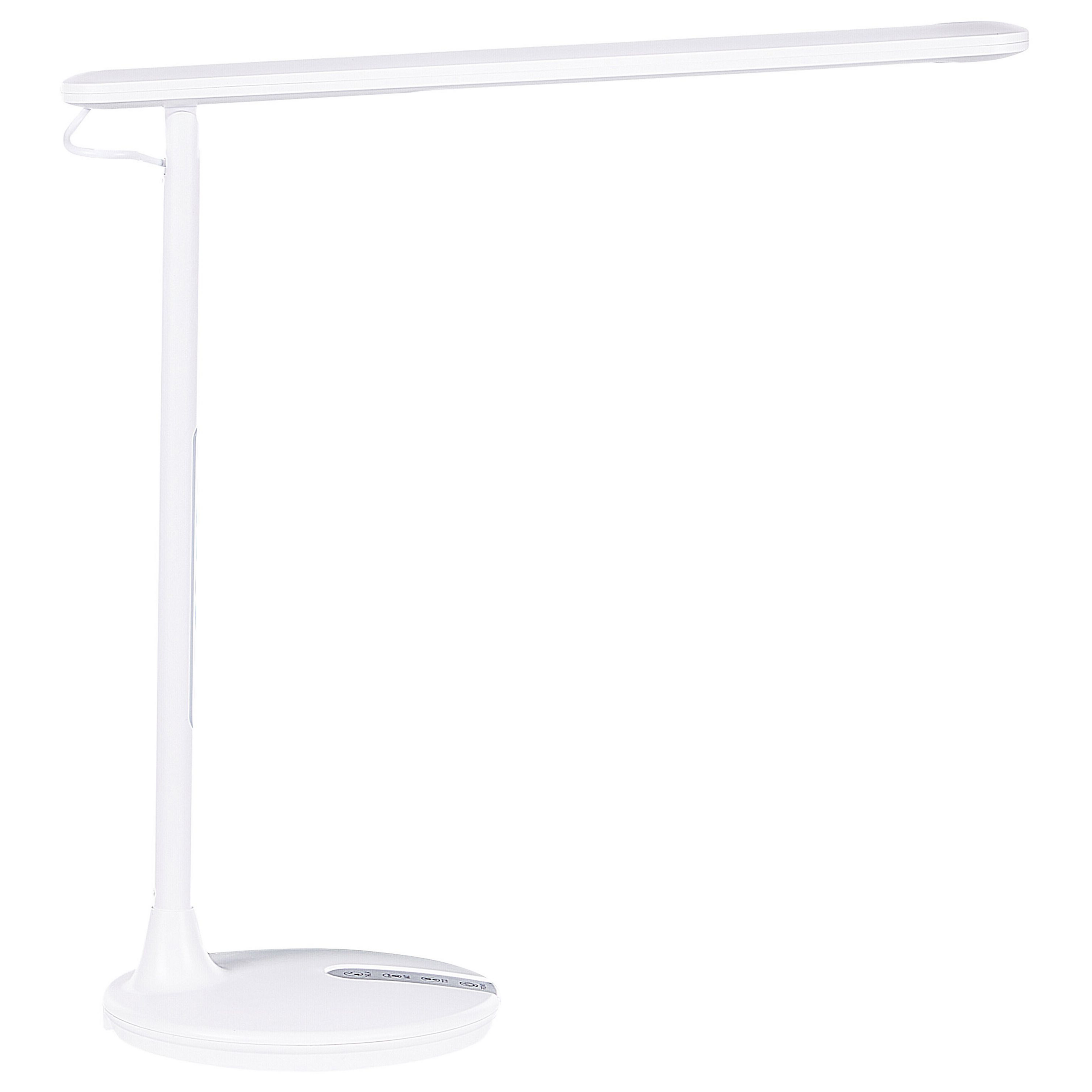 Beliani Lámpara de mesa LED de metal blanco 36 cm DRACO Leroy Merlin