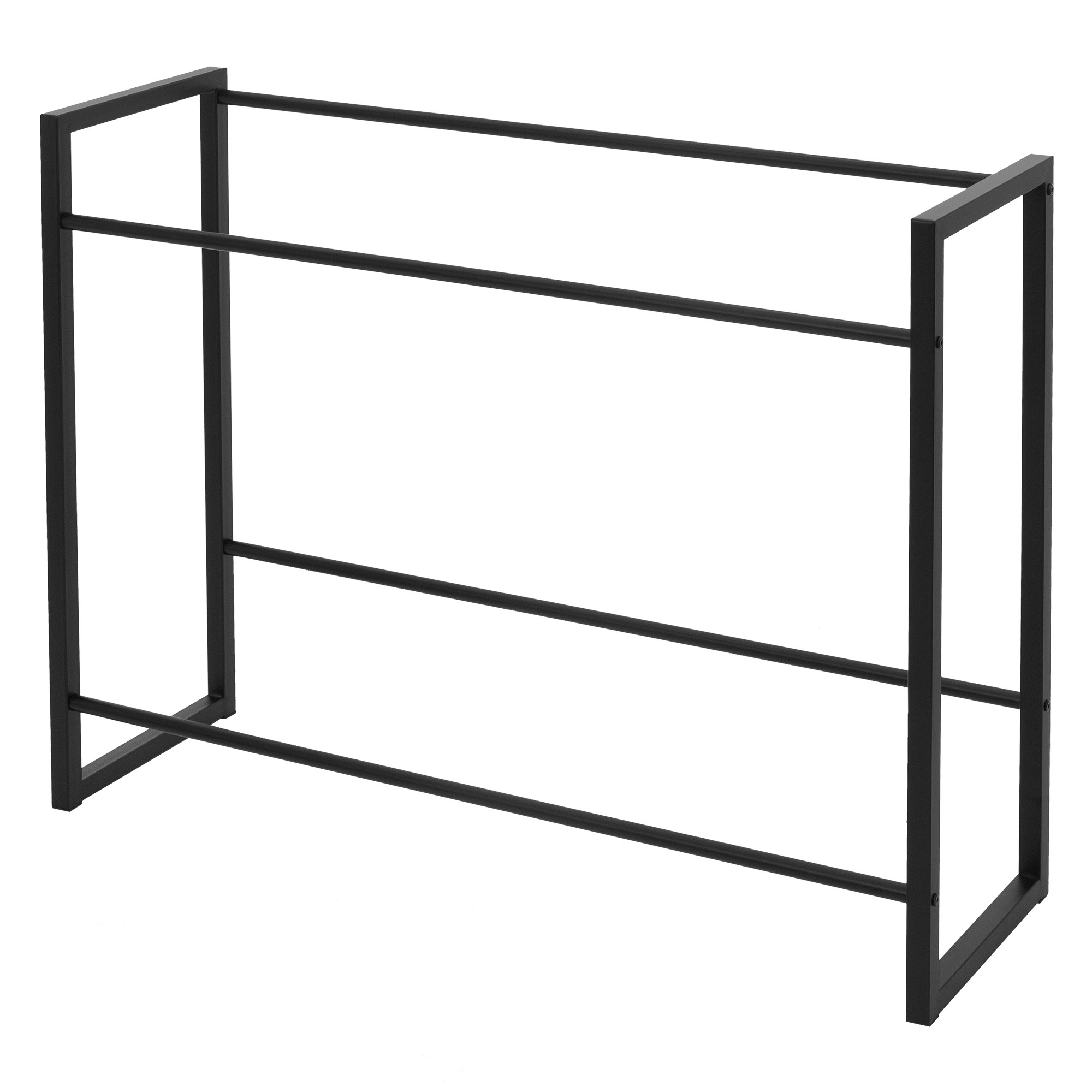 2x Étagère de rangement pour 6 caisses de boissons 104x82 5x32cm acier