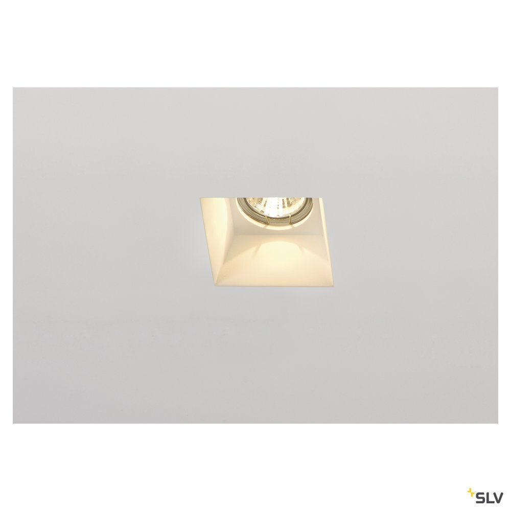 Encastr De Plafond Int Rieur Slv Plastra Carr Blanc Gu Qpar