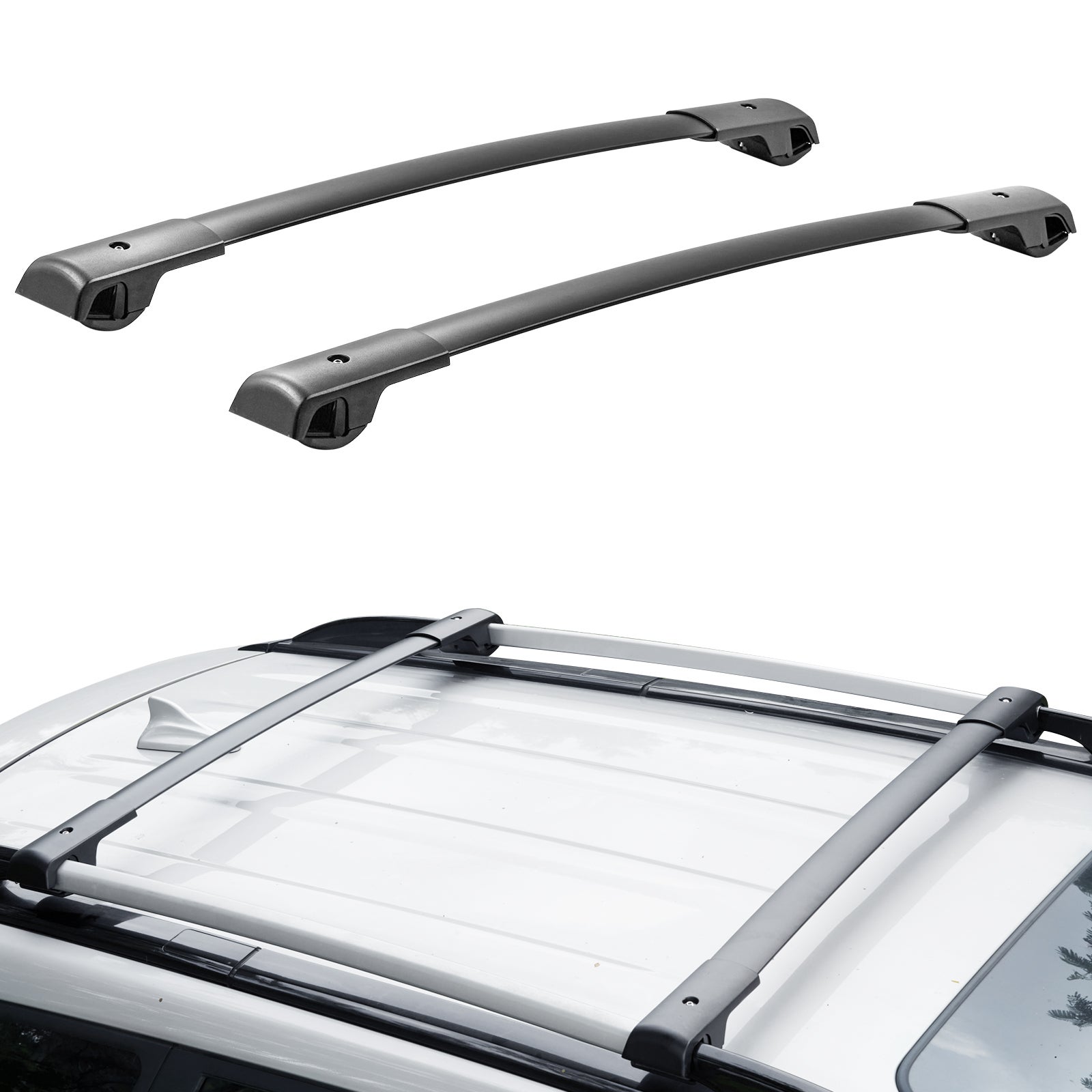 VEVOR Barres De Toit Transversales 2PCs Compatible Avec Subaru Forester