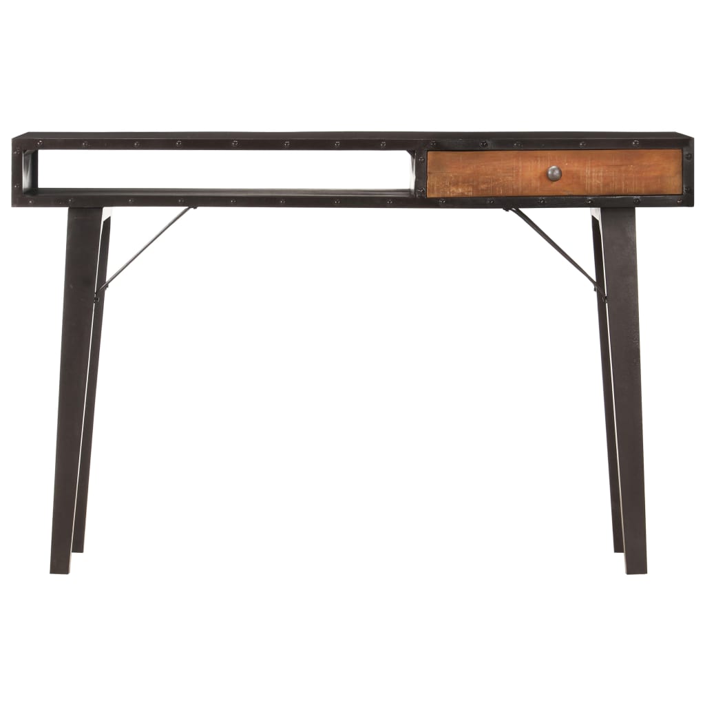 Table Console En Bois Massif Recycl X X Cm Leroy Merlin