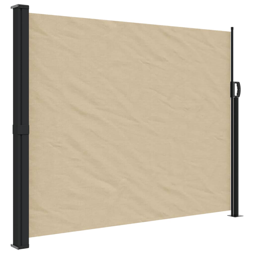 Toldo parasol Toldo lateral retráctil beige 170x300 cm CFW52529