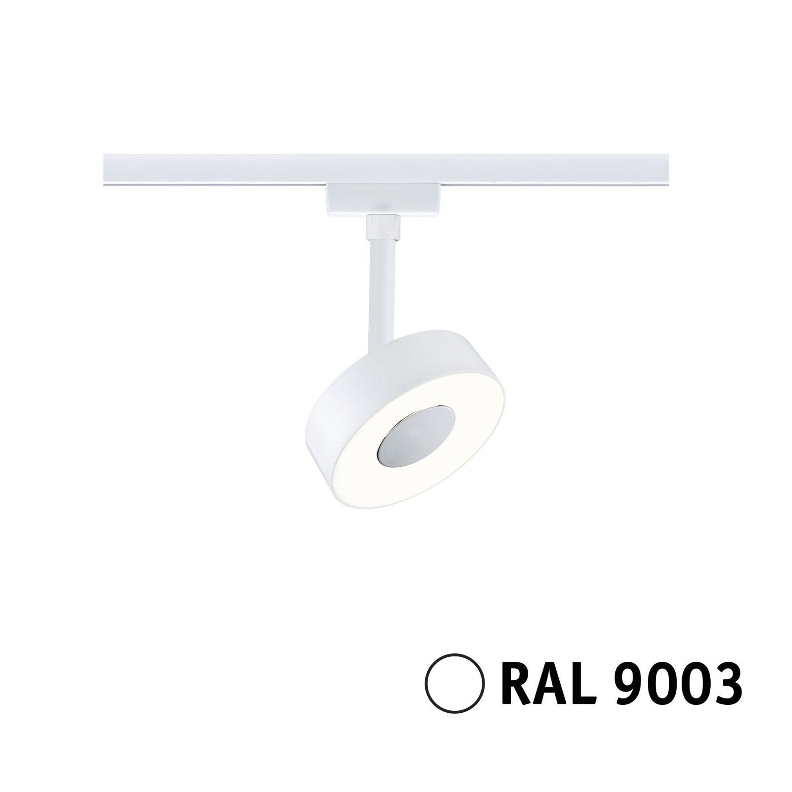 URail Spot Sur Rail LED Circle Luminaire Individuel 180lm 5W 3000K