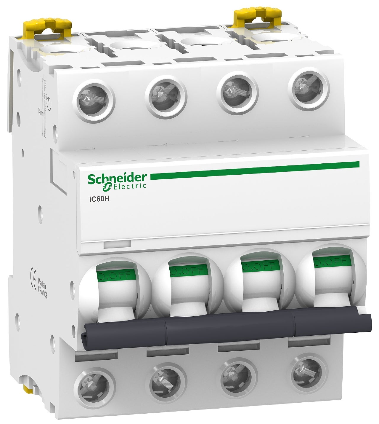 Disjoncteur schneider ic60h 4 pôles 50 ampères courbe c