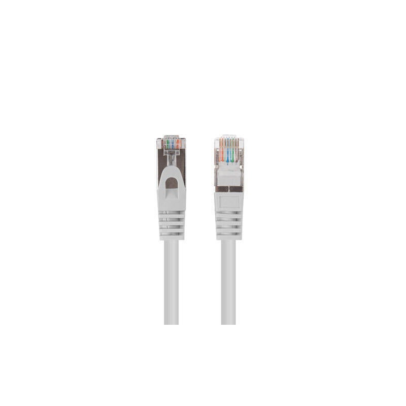 C Ble R Seau Lanberg Cat 6 Ftp 0 5m Gris Paquet De 10 Leroy Merlin