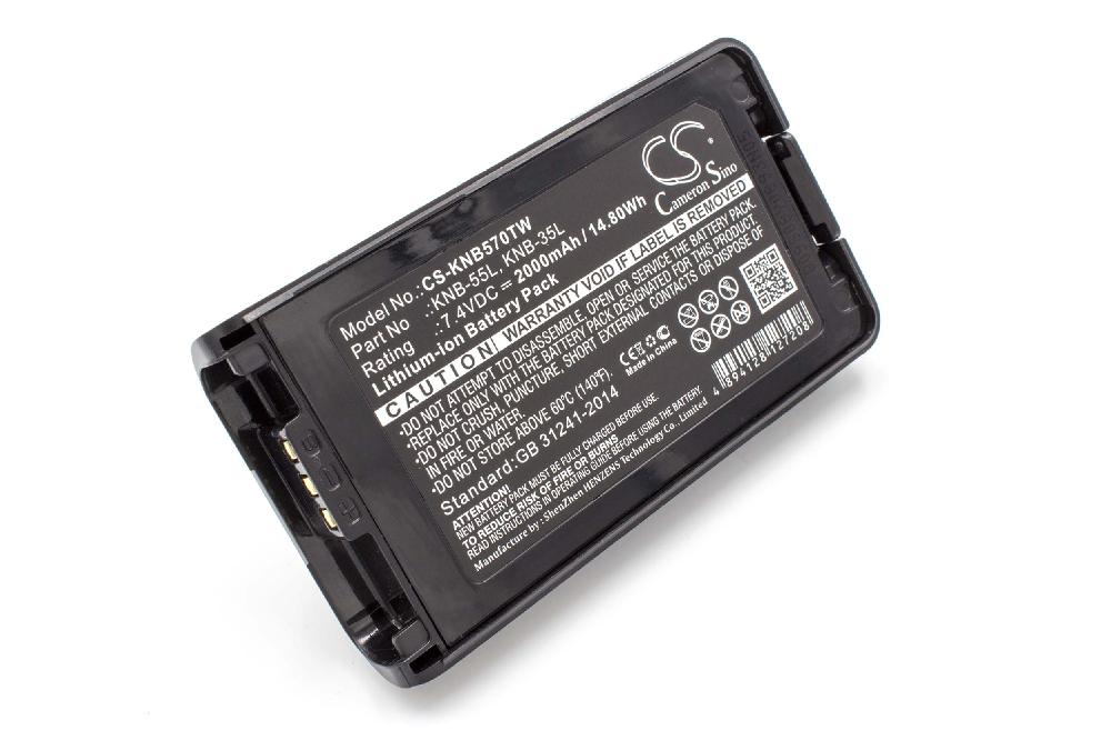 Vhbw Batterie Remplacement Pour Kenwood KNB 35 KNB 35Li KNB 40 KNB