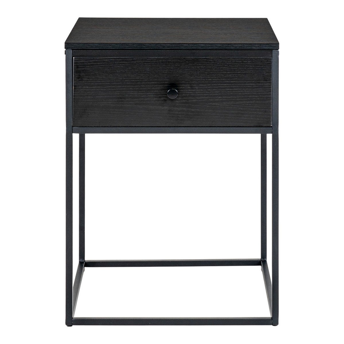 Table De Chevet Vita Mdf Noir Epikasa Leroy Merlin