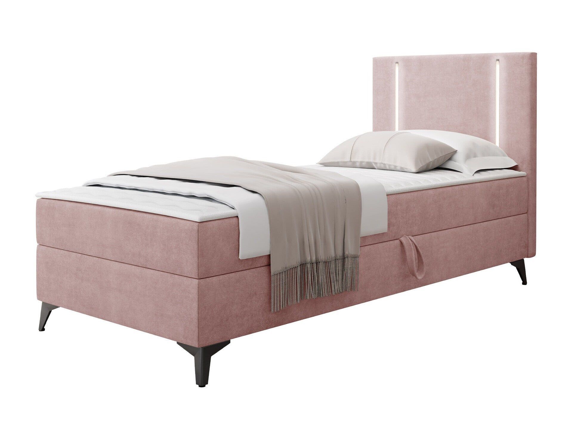 Cama Continental Memphis Individuales Continental Rosa X