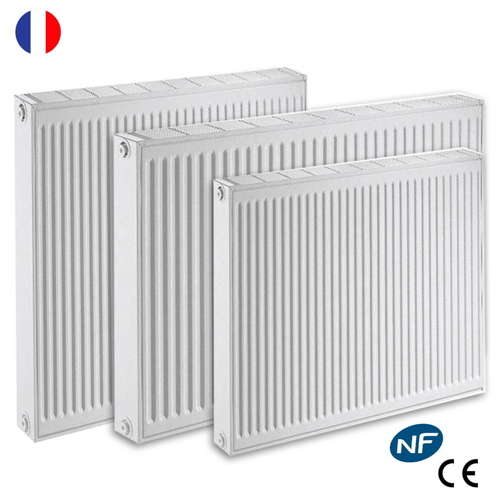 Radiateur eau chaude réversible Acier Blanc Type 22 Chauffage central