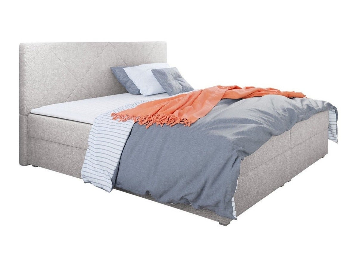 Cama Continental Memphis 117 Continental Doble Gris 180x200 Tapiz