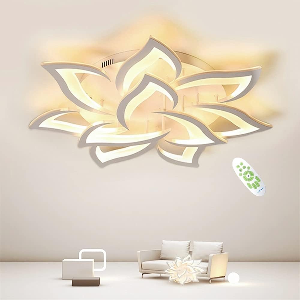 Plafonnier Led Dimmable Cr Atif Lampe De Plafond Moderne En Forme De