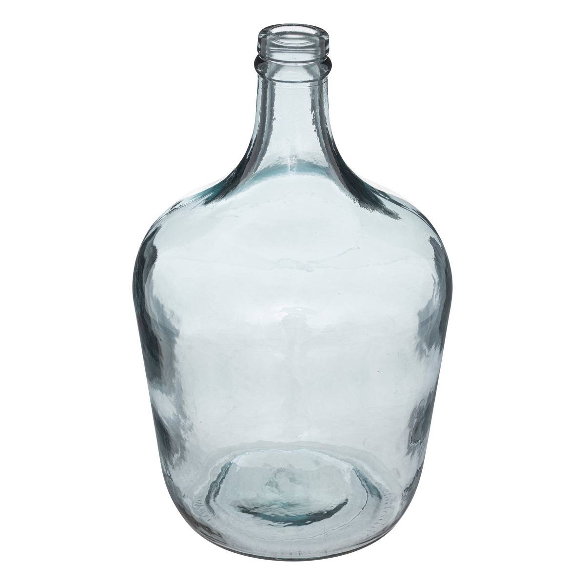 Vase Dame Jeanne Verre Recycl Bleu H Cm Atmosphera