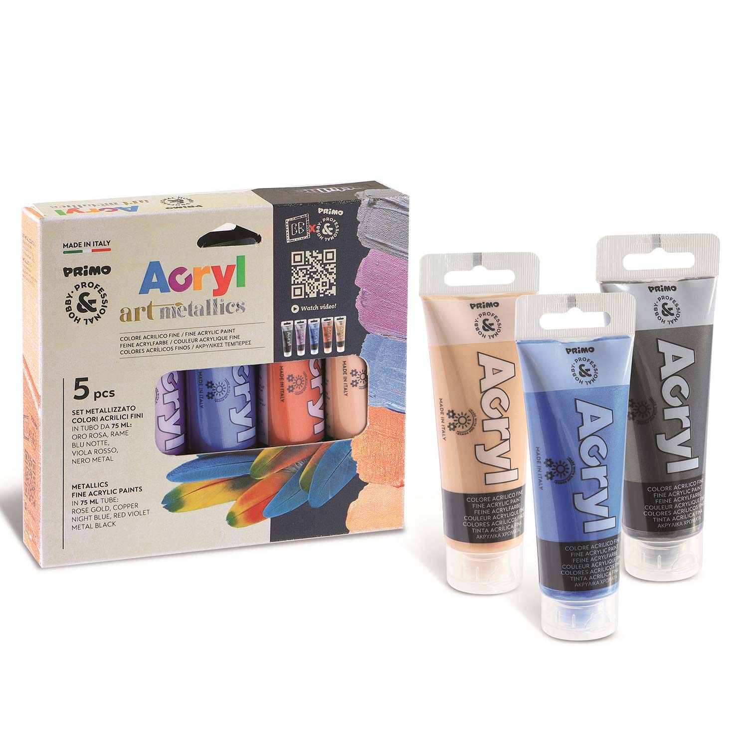 Tubes De Peinture Acrylique M Tallis E Primo Leroy Merlin