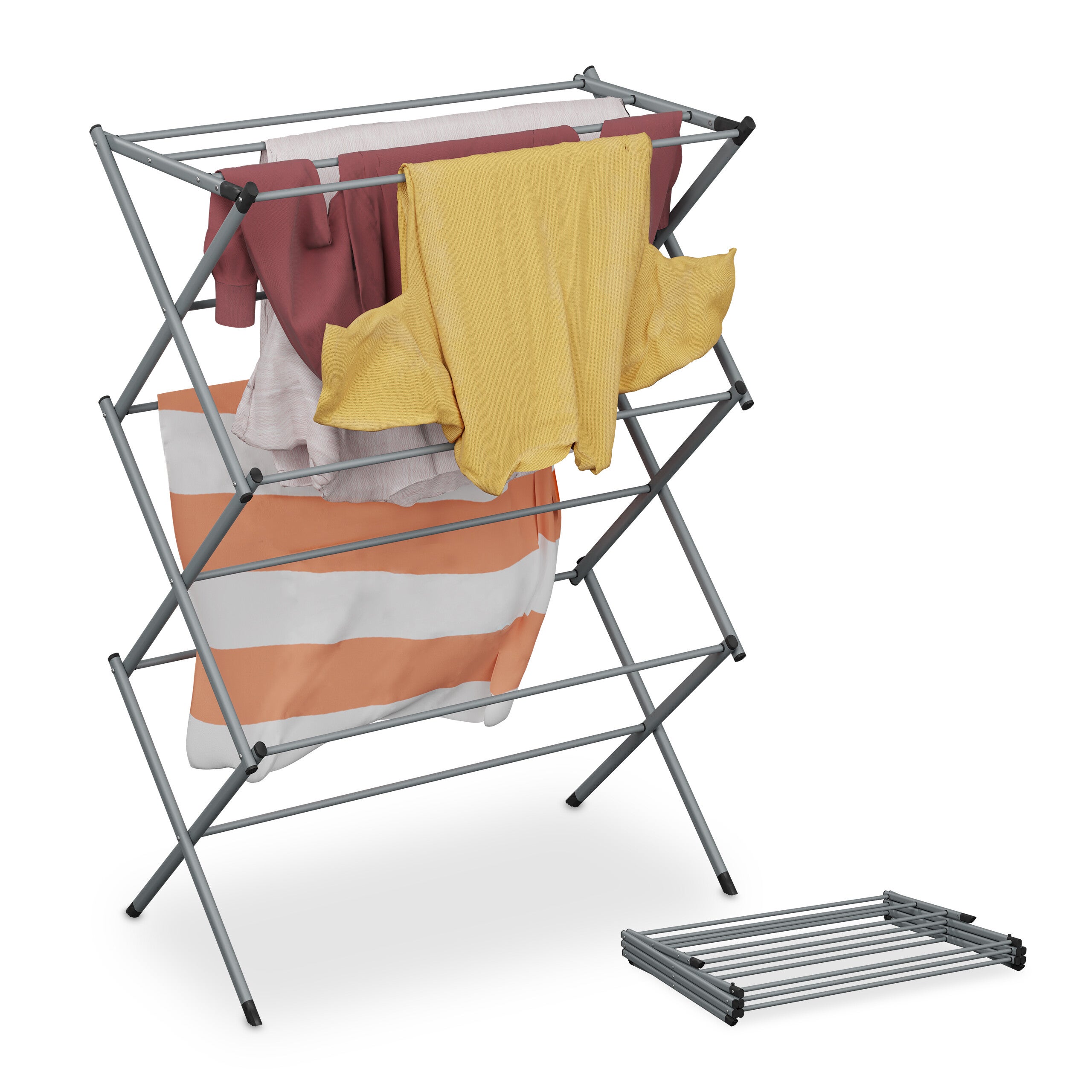 Relaxdays S Choir Linge Pliable X X Cm Barres Tendoir