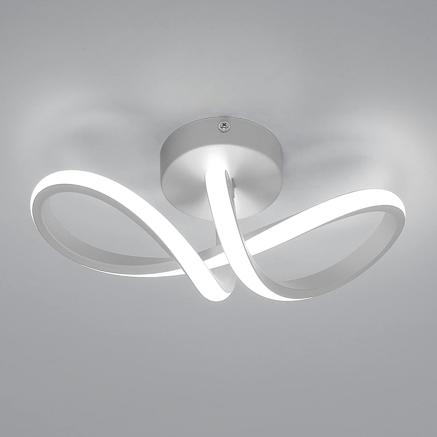 Plafonnier Led Moderne W Courb Luminaire Chic Pour Chambre Salon