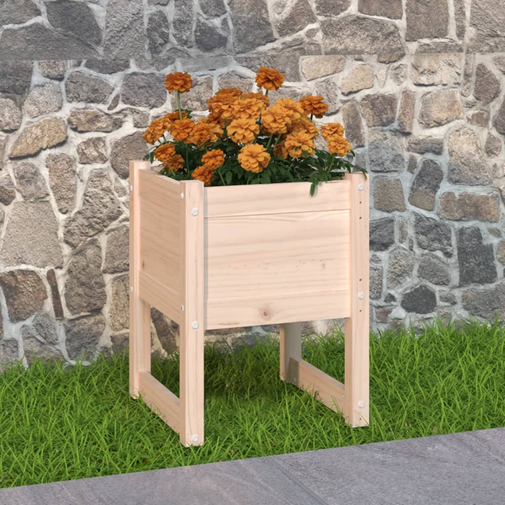 Jardinière Bac à fleurs Pot de fleurs 40x40x52 5 cm Bois massif de