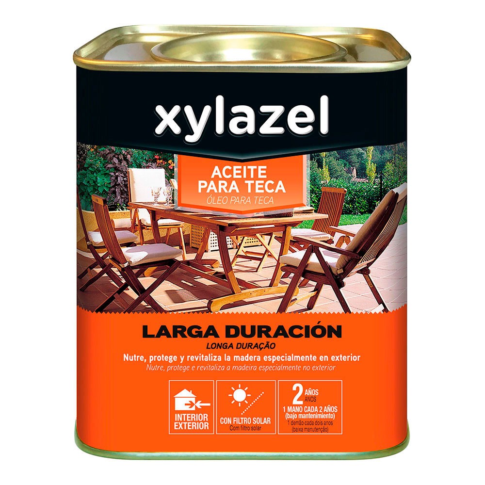 Xylazel Aceite Para Teca Larga Duracion Color Nogal L Edm