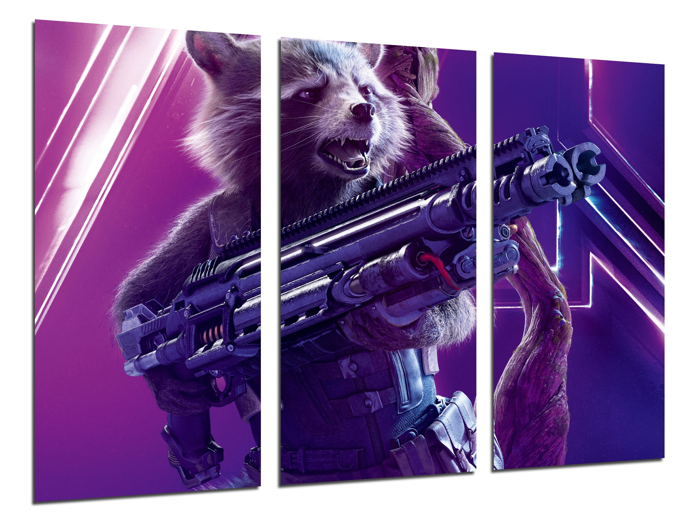 Ensemble De Peintures D Coratives Films De Super H Ros Rocket Raccoon