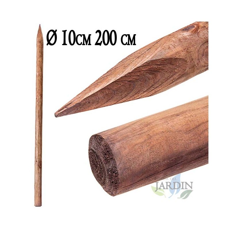 Piquet Pour Arbres Cm X Cm Tuteurs En Bois Ronds Avec Pointe