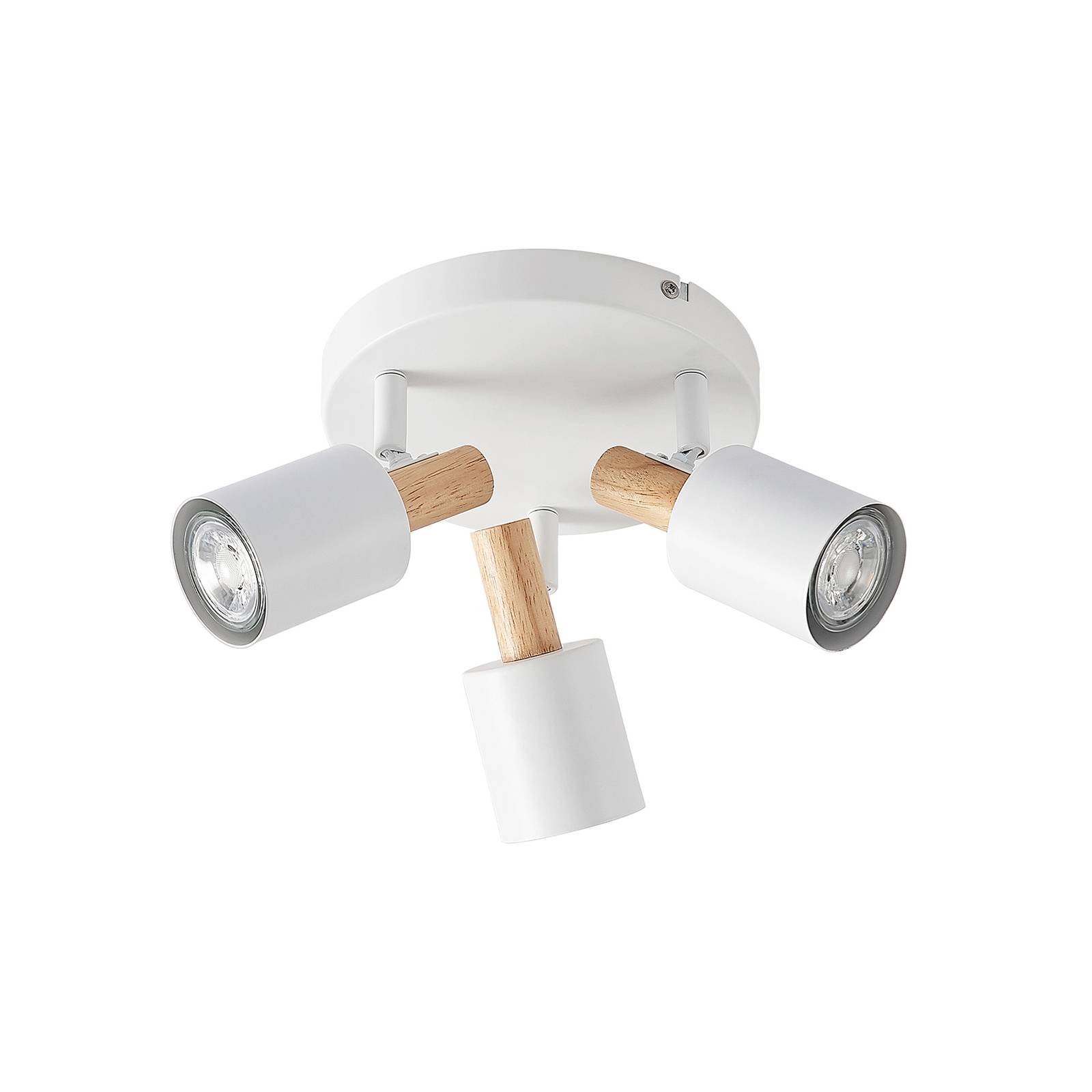 Lindby Spot Pour Plafond Junes Lampes Cm Blanc Bois Lampe