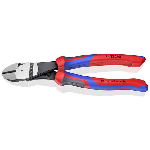 Pince coupante diagonale à forte démultiplication avec facette Knipex