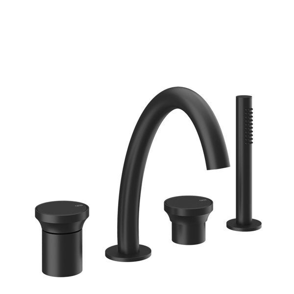 Gessi Origini Robinetterie De Baignoire 4 Trous Avec Bec Inverseur