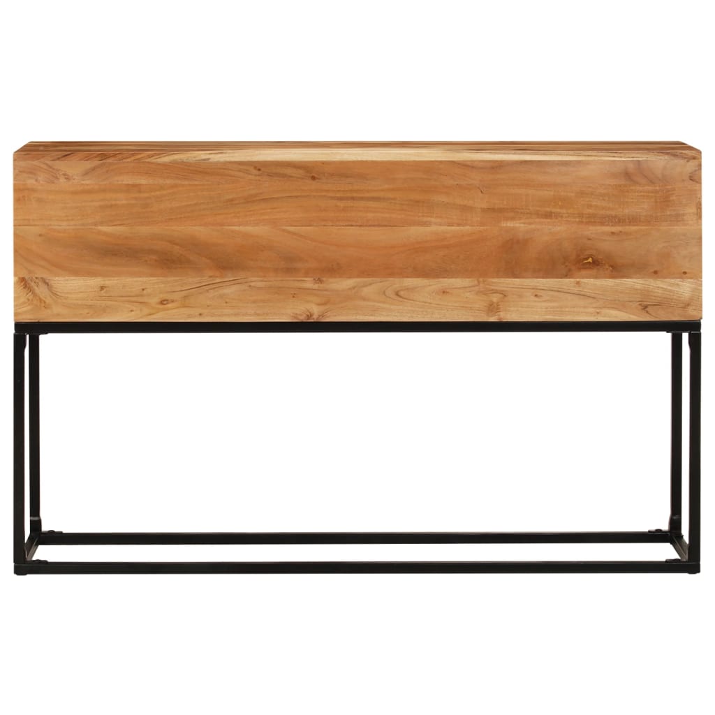 Table Console En Bois D Acacia Massif X X Cm Leroy Merlin