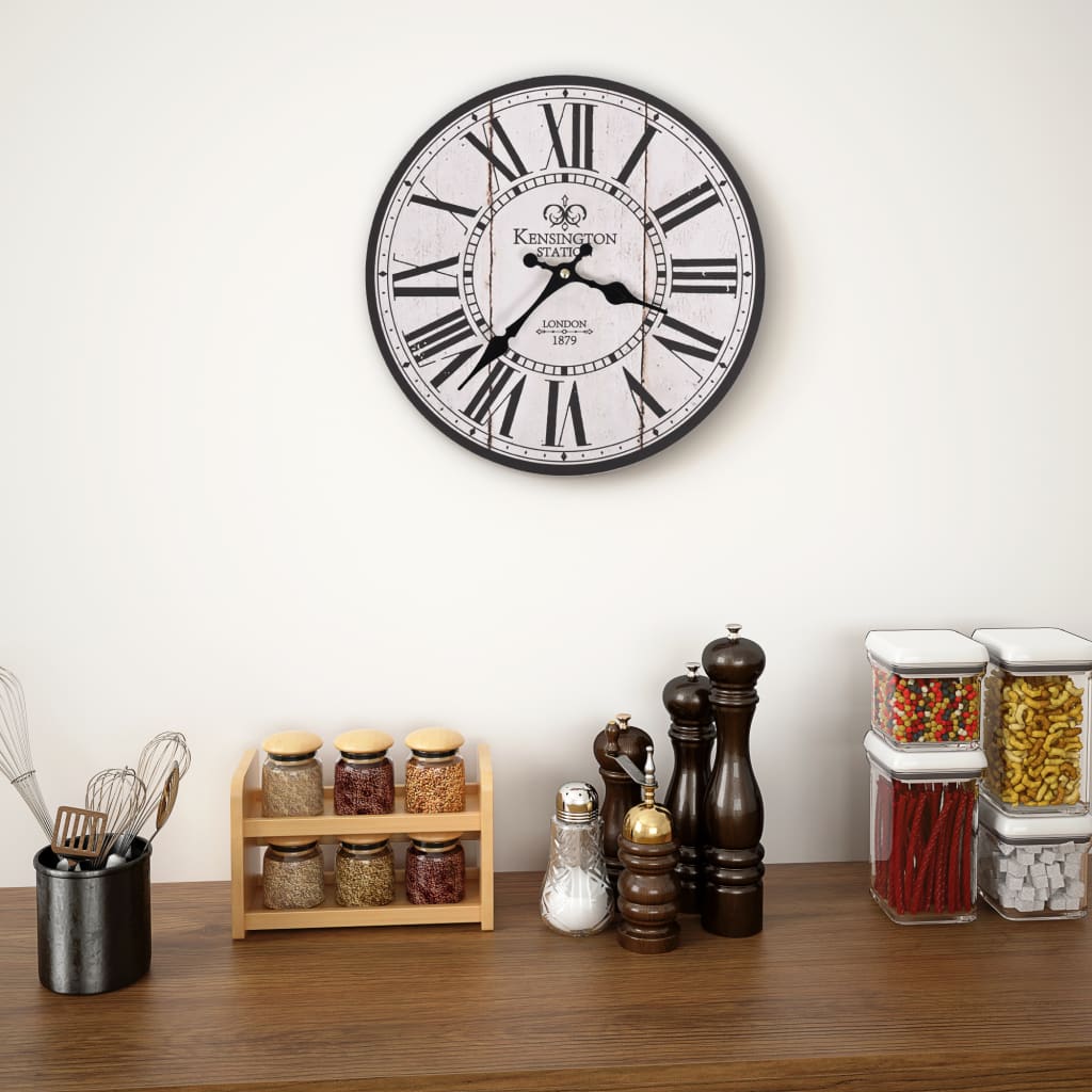 Reloj De Pared Vintage Londres Cm Vidaxl Leroy Merlin