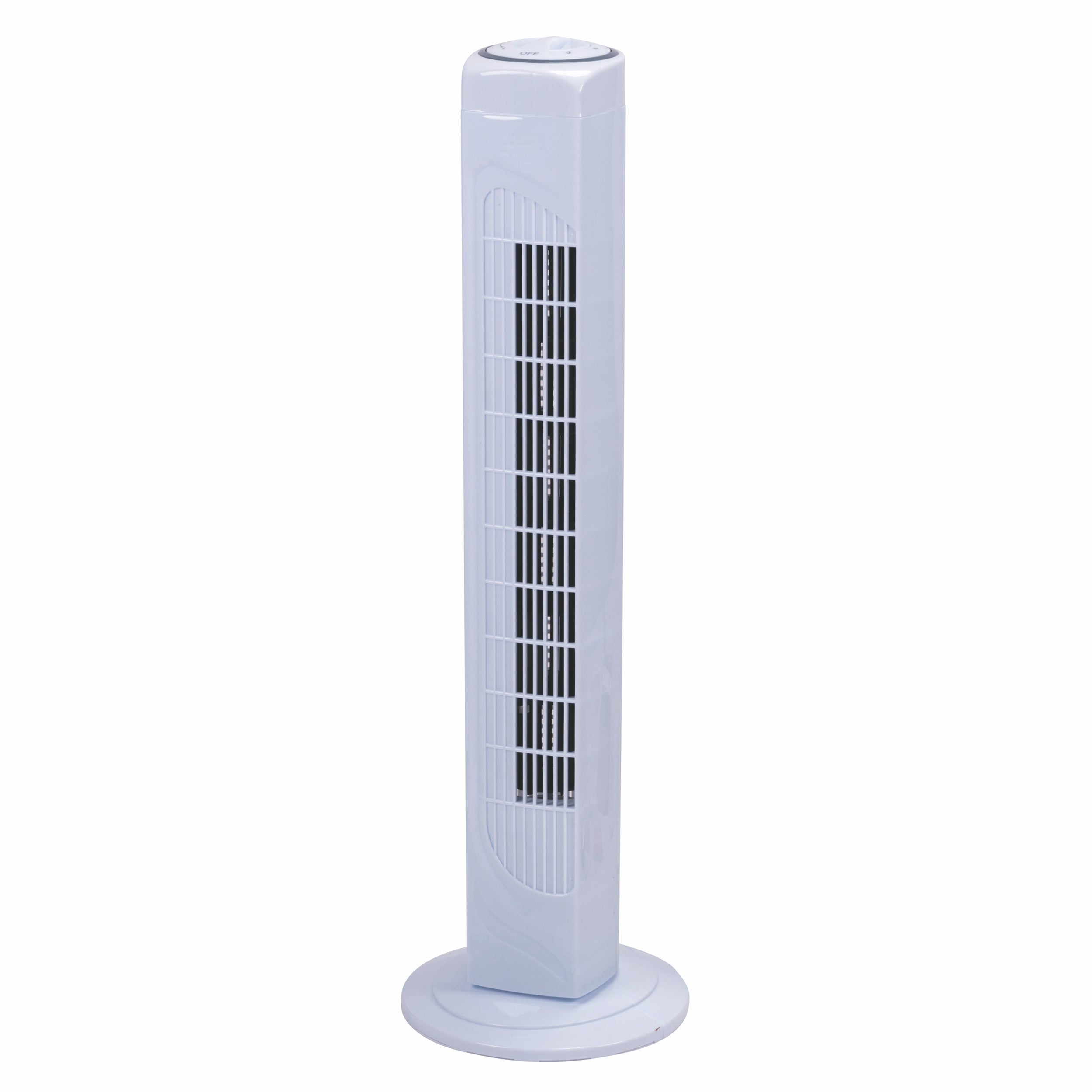 Ventilateur Tour Oscillant Vitesses Avec Base Anti Basculement W