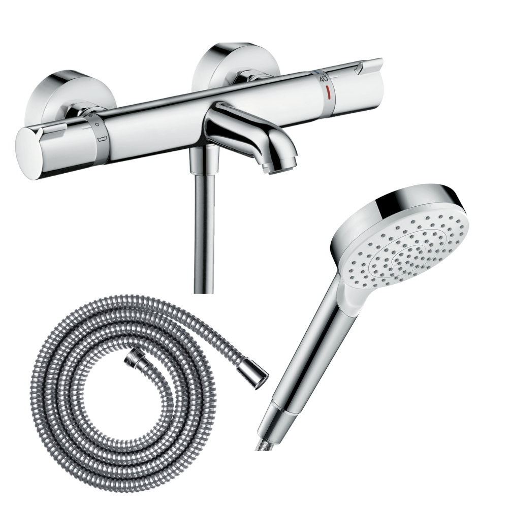 Hansgrohe Pack Mezclador Termost Tico Para Ba O Ducha Ecostat Comfort