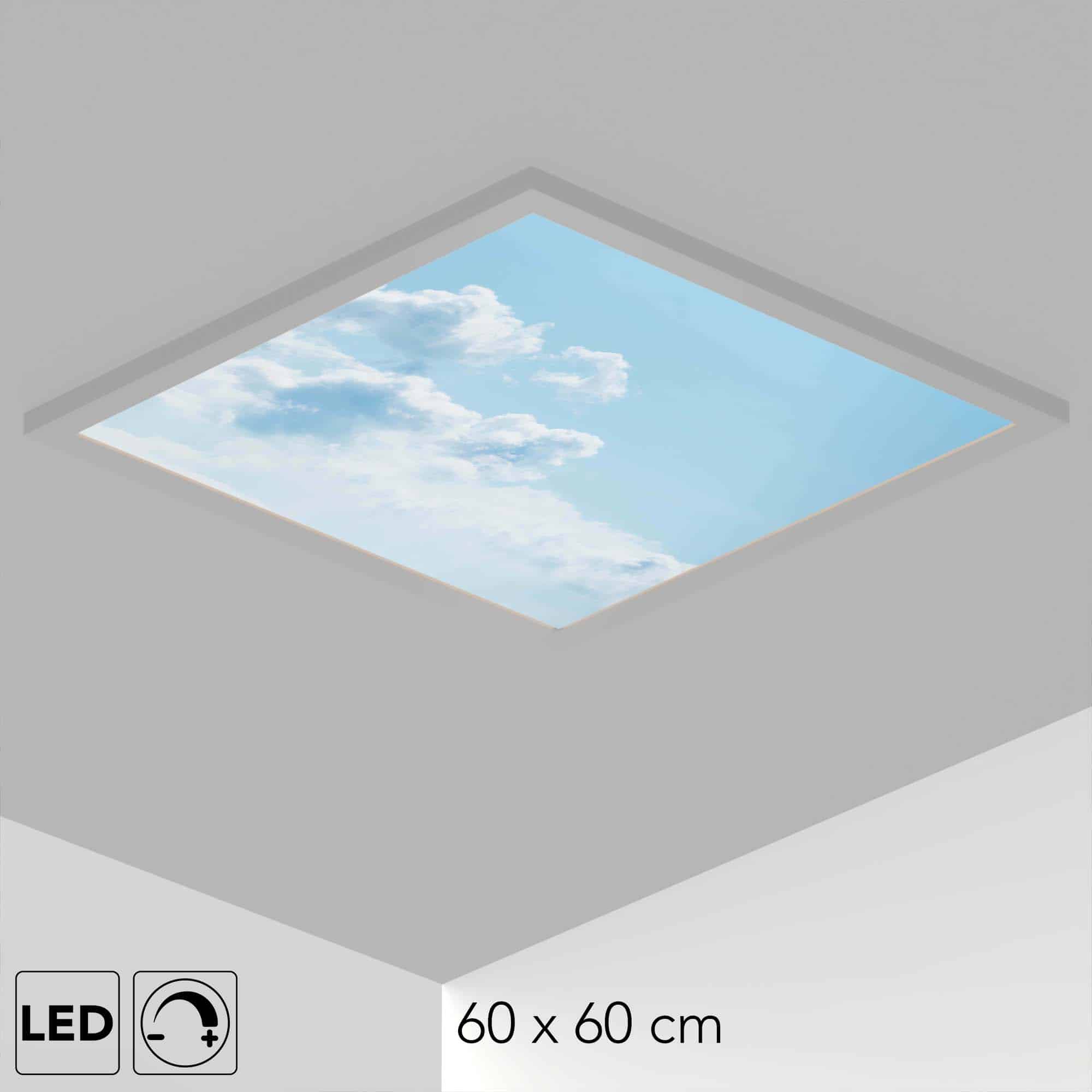 Plafonnier Nuages Panneau Led W Dalle Led Imprim E X Cm