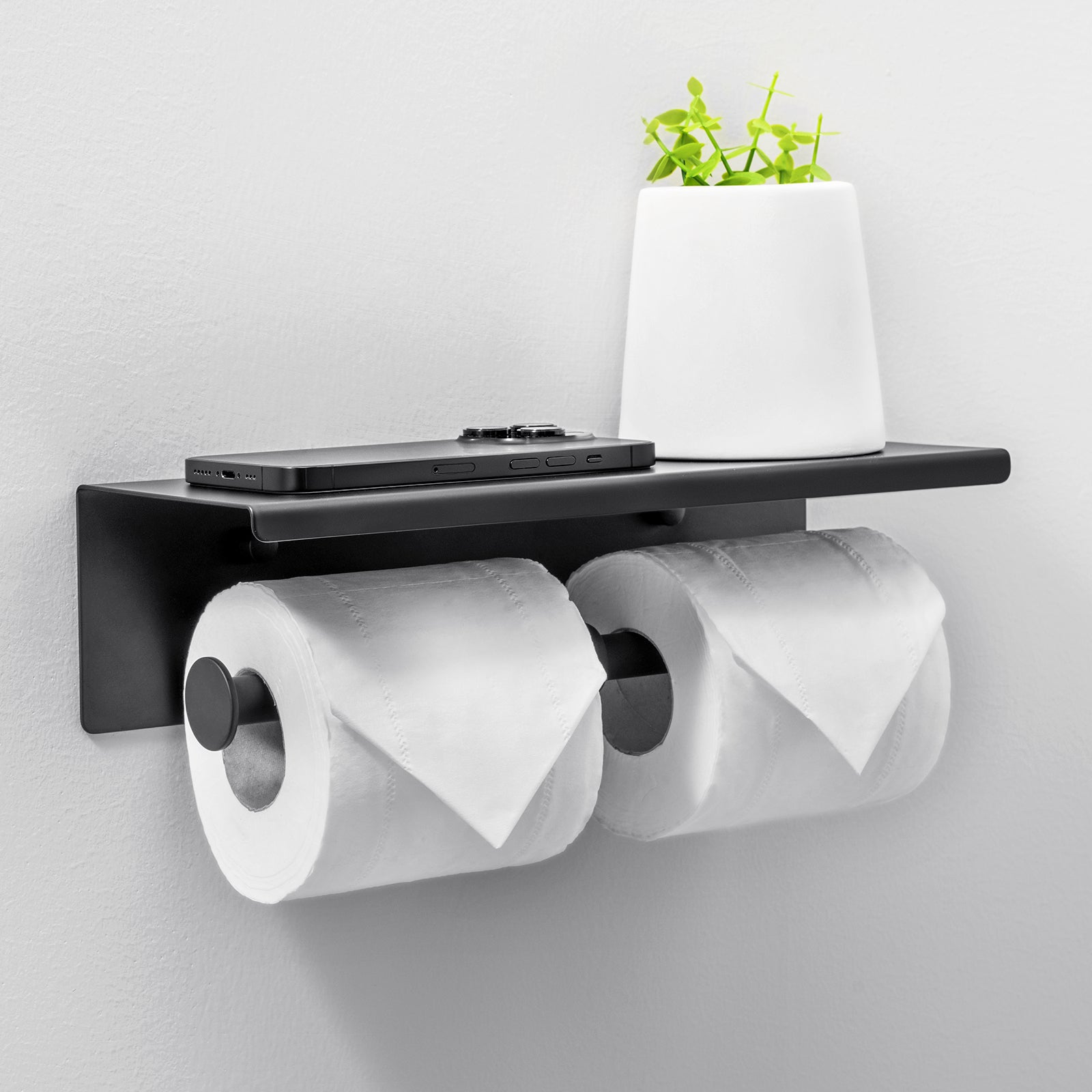 Auralum Max Porte Papier Toilette Percer Avec Tag Re Sup Rieure Inox