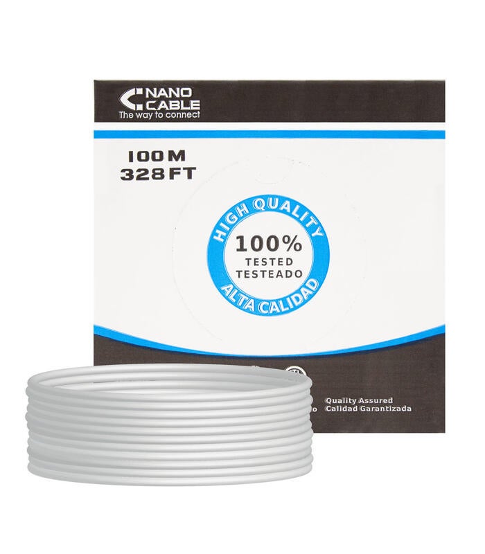 Bobine De C Ble Nanocable UTP 100m Cat 5 Flexible 10 20 0302 Flex