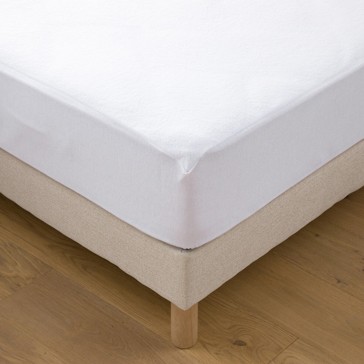 Protège matelas housse anti punaises de lit Blanc 180 x 200 cm