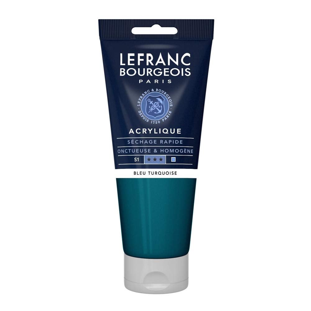 Lefranc Bourgeois Fine Acrylic Colore Acrilico Blu Turquoise Blue