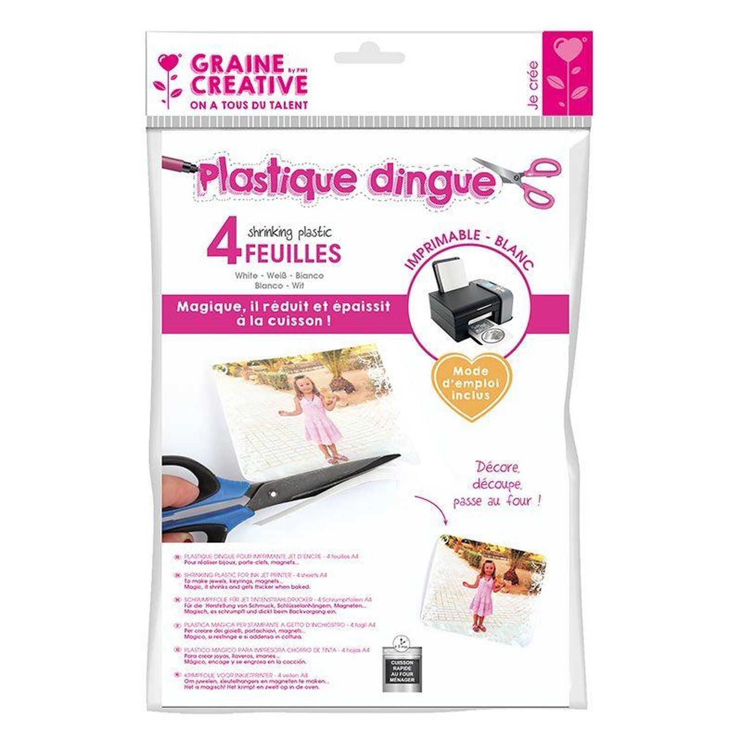 Feuilles De Plastique Dingue Blanc Imprimable A Graine Cr Ative