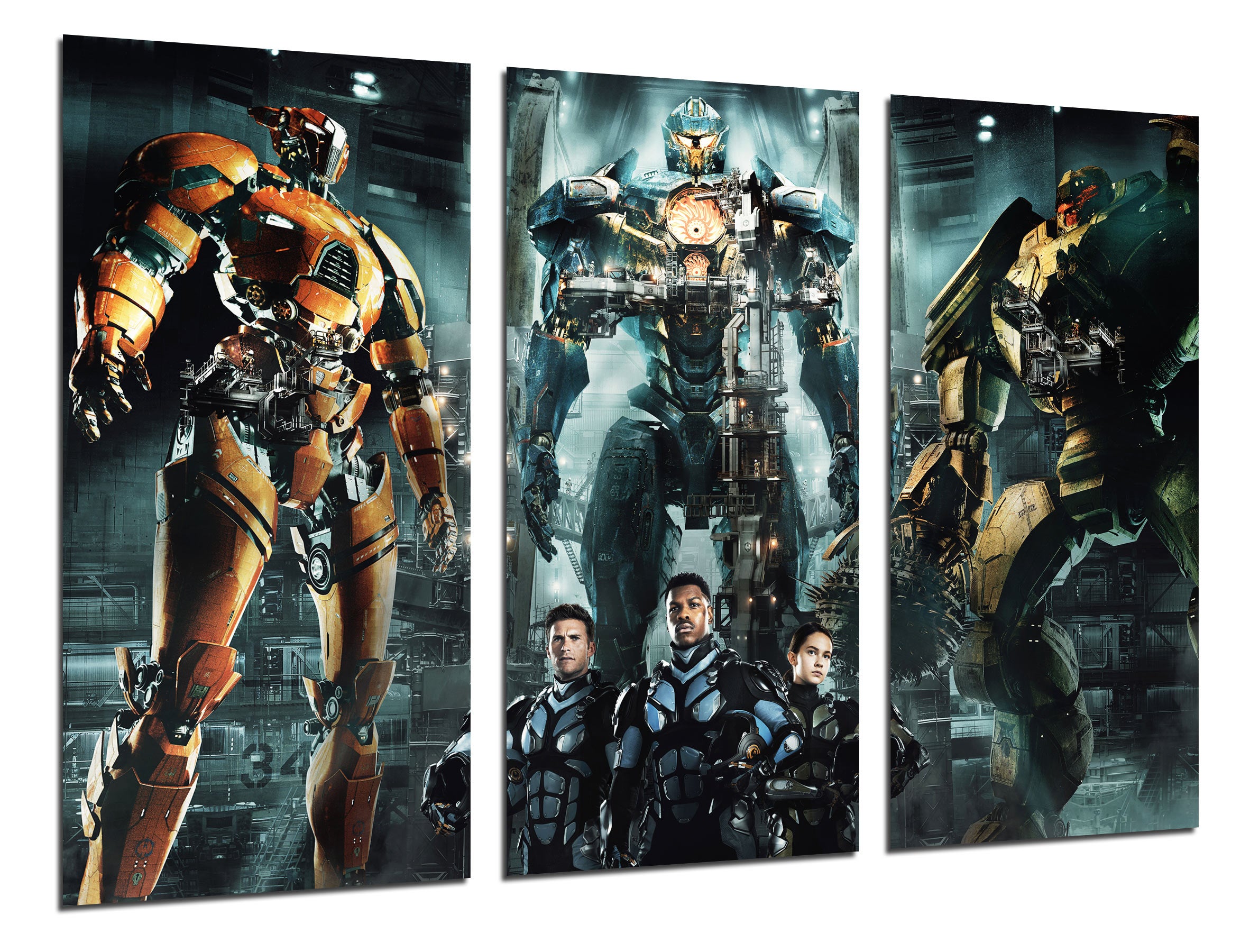 Ensemble de peintures décoratives Films Pacific Rim Insurrection