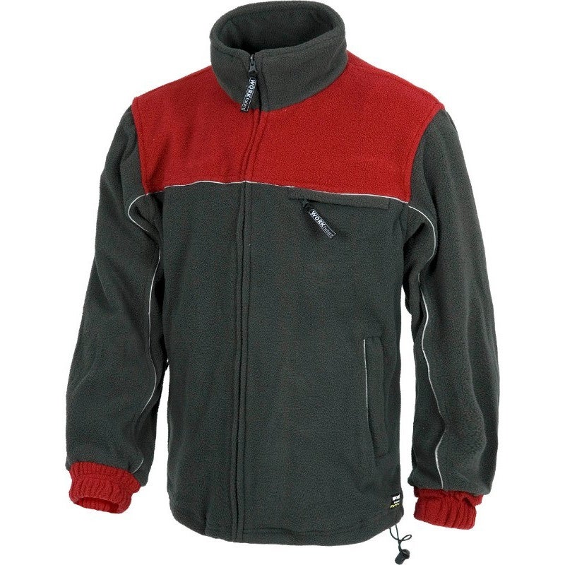 Chaqueta Polar Combinada Con Vivos Reflectantes Workteam Future Wf