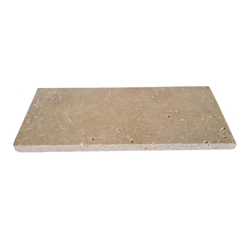 Margelle De Piscine Travertin Beige Mix Er Choix X X Cm Bord