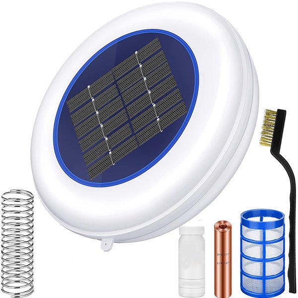 Ioniseur De Piscine Solaire Purificateur D Eau Nettoyeur Automatique